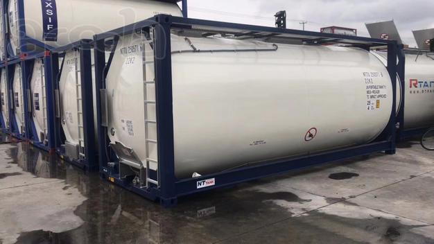 Танк-контейнер тип Т11 объём 25м3 для перевозки жидких пищевых продуктов, новый.